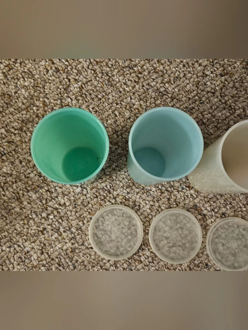 Tupperware Pastel Cups